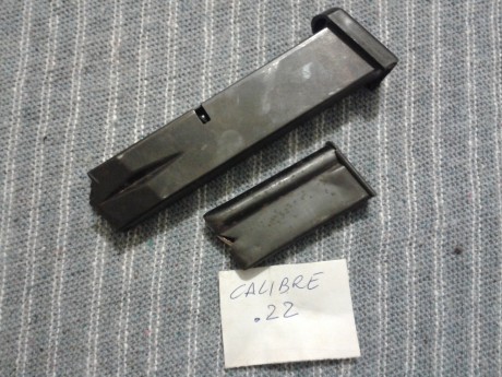 Hola, tengo varios cargadores para vender, pero no sé a qué pistola pertenecen, de algunos creo saber 10