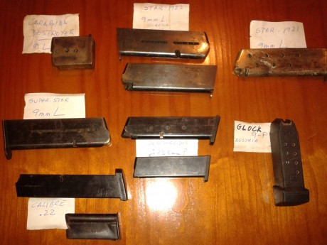 Vendo estos cargadores, en una de las fotos está la lista de precios.
Sólo me quedan:
Uno de la Star DKL, 00