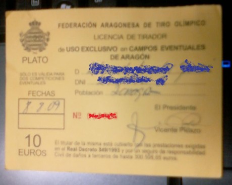 Hola a tod@s! Desde hace varios días llevo pensando que si me paran la Guardia Civil cuando voy a tirar 00