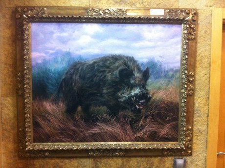 Se vende cuadro de caza de Leon Frias 98x80 , intentare mejorar la foto.

6.000€ Esta en Madrid.

Rebajado 00