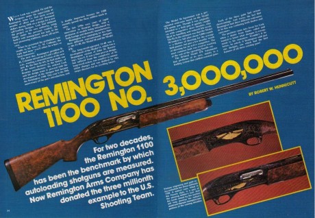 Hola, recientemente he adquirido la Remington 1100 que estaba a la venta en la Armería Navas, para mí 42