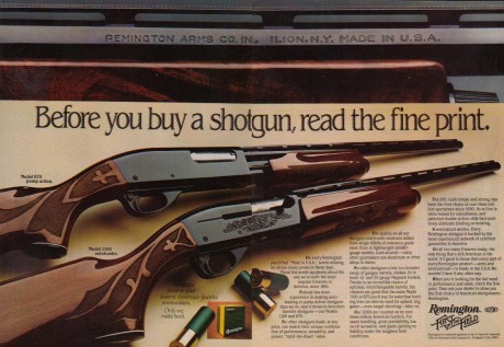 Hola, recientemente he adquirido la Remington 1100 que estaba a la venta en la Armería Navas, para mí 40
