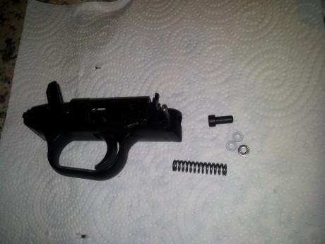 Hola. tengo una mossberg 500 que por lo visto ha estado guardada una larga temporada con  la recamara 90