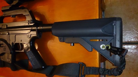 Alguna idea sobre cómo hacer una carrillera para este culatin?? 

Yo estoy pensando en kydex para la propia 00