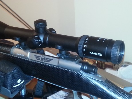 ...se llama ahorrar para un rifle de largo alcance, de muy largo alcance. Si ya sé que tuve un Vanguard 100