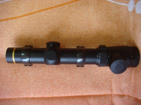 Especial de batida, Tubo de 30, con reticula iluminada  German 4 Dot. Ajuste 1/4 Click MOA. Monturas  01
