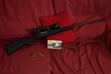 ...se llama ahorrar para un rifle de largo alcance, de muy largo alcance. Si ya sé que tuve un Vanguard 130