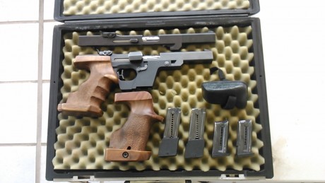 Hola a todos.

Finalmente he comprado una Walther GSP con cañones intercambiables del 22 y del 32, siguiendo 00