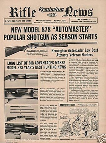 Hola, recientemente he adquirido la Remington 1100 que estaba a la venta en la Armería Navas, para mí 32