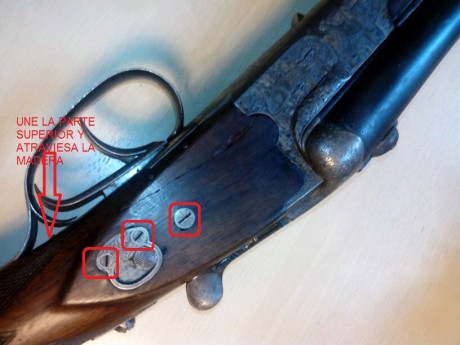 Hola, tengo un drilling sauer and soon, y he quitado todos los tornillos , os los marco en una foto, 
primero 00