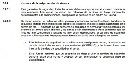 Hola, 
Alguien puede decir si en su club o campo de tiro, se esta aplicando la normativa, de uso obligatorio 50