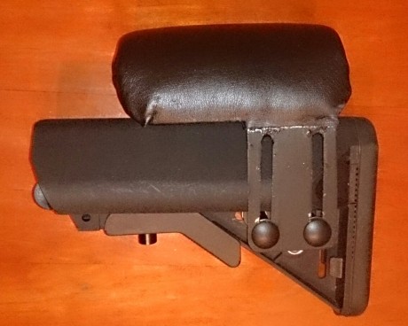 Alguna idea sobre cómo hacer una carrillera para este culatin?? 

Yo estoy pensando en kydex para la propia 150