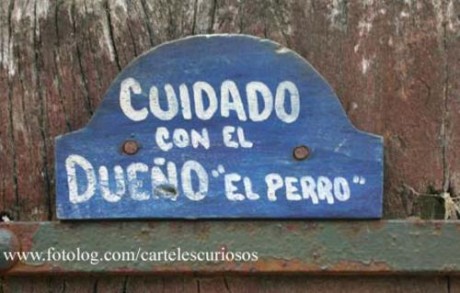 Hola conoceis esta frase??

"Mi vecino es anti-armas. En su casa NO HAY ARMAS. Yo, en estricto cumplimiento 40