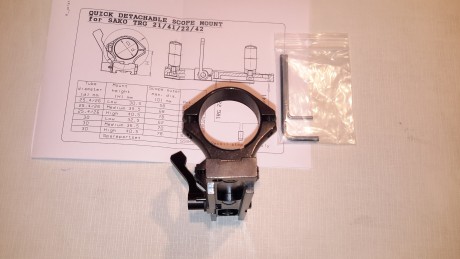 Vendo montura original Sako TRG QD, nuevas a estrenar. Son de montaje rapido.
Sirven para carril original 11