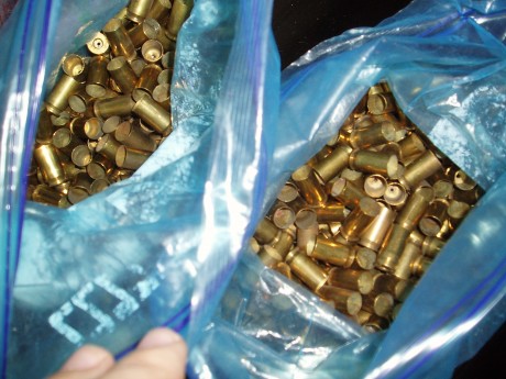Vendo lote de vainas del 45 ACP/AUTO en Madrid, compuesto por 50 vainas Geco, 80 Federal y 80 Privi  por 00