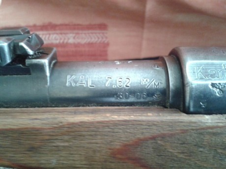 Hola amigos, estaba buscando un Kar 98 en 30 06  los tengo en 308 y 8 Mauser y pensaba que solo estaban 02
