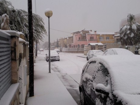 No e visto nevar tanto a nivel del mar hace 20 años... 30