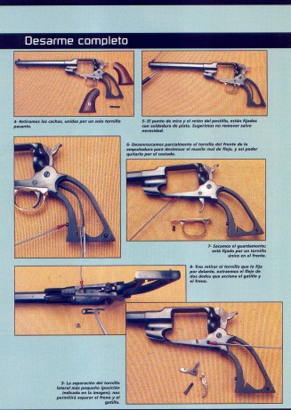 Buenas tardes, necesitaría fotografías del despiece  ( no de la vista explosiva)de un revolver Uberti-Remington 101