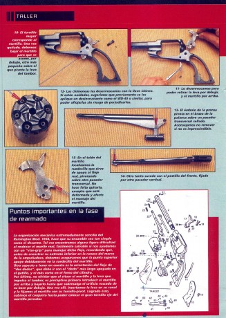 Buenas tardes, necesitaría fotografías del despiece  ( no de la vista explosiva)de un revolver Uberti-Remington 100