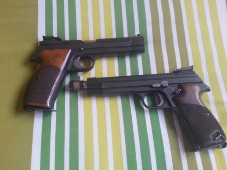 Sin lugar a dudas la pistola 9mm mas precisa de todos los tiempos es la SIG P210. Es imbatible en precisión 70