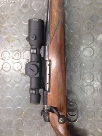 ...se llama ahorrar para un rifle de largo alcance, de muy largo alcance. Si ya sé que tuve un Vanguard 70