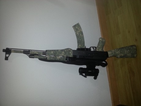 Hola,saco este nuevo tema,pues como yo,muchos de vosotros,amantes de las armas de corte tactico del 22,customizais,vestis,adornais 100