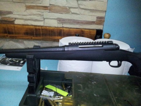 Vendo rifle savage modelo 11/111 long range hunting, calibre 6'5x284 norma, con cañon de 26", con 01