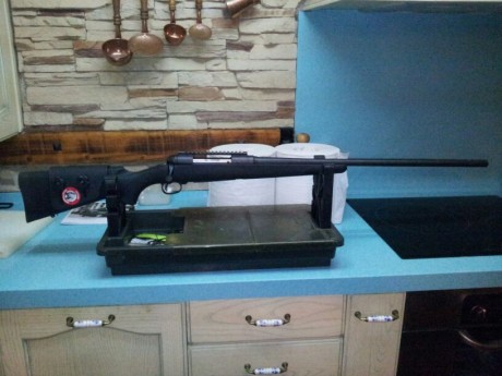 Vendo rifle savage modelo 11/111 long range hunting, calibre 6'5x284 norma, con cañon de 26", con 12