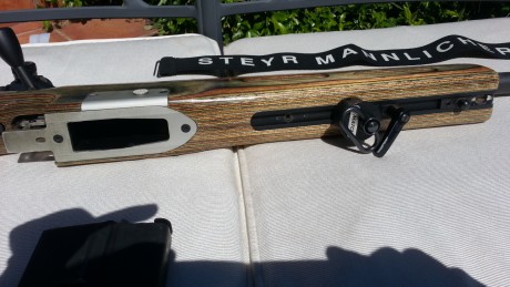 Por falta de tiempo y uso vendo que no cambio parte de mi arsenal. Aquí  Fusil Steyr Manlicher CISM cal. 02