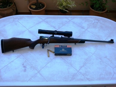 Impresionante Mauser 66 en calibre 9,3x64, comparable si no superior al .375 H&H Magnum.
Perfecto 02