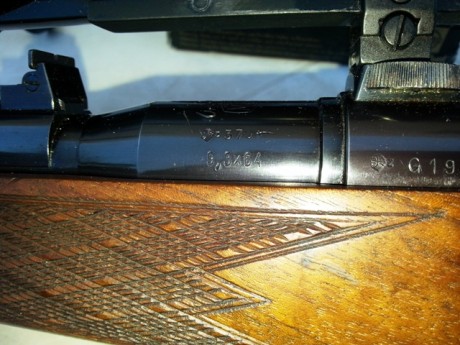 Impresionante Mauser 66 en calibre 9,3x64, comparable si no superior al .375 H&H Magnum.
Perfecto 32