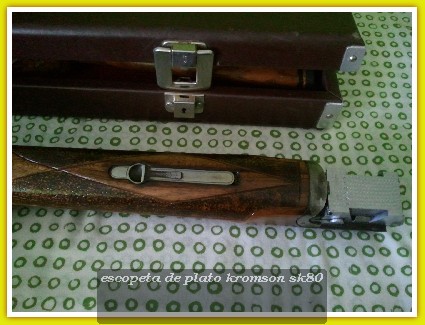 hola
vendo escopeta Kromson  modelo sk80 para plato
calibre 12/70
cañones 74 cm   ( 1 y 2 estrellas)
posibilidad 21