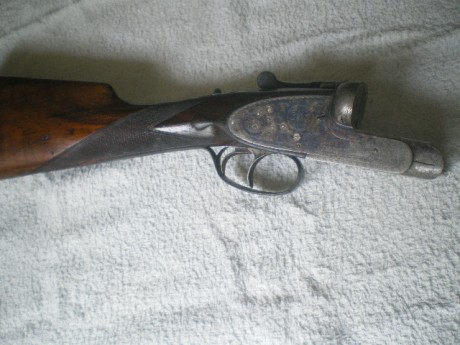 Vendo Escopeta Paralela Union Armera (Grulla) modelo 213 calibre 12, Expulsora, Gatillo Articulado, salida 22
