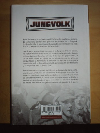 JUNGVOLK 
WILHELM R. GEHLEN 
416 págs. Tapa dura con sobre cubierta.

  Libro descatalogado por el editor 01