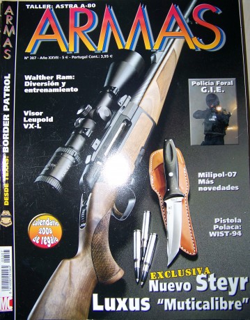  OFERTA;El que me compre todas las revistas, el précio final será 20€+envío inculuido.Revista Armas: Nº 60