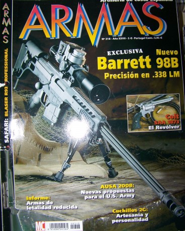  OFERTA;El que me compre todas las revistas, el précio final será 20€+envío inculuido.Revista Armas: Nº 00