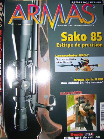  OFERTA;El que me compre todas las revistas, el précio final será 20€+envío inculuido.Revista Armas: Nº 70