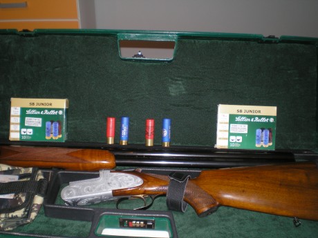 Hola, vendo por 750 eur. o cambio por repetidora benelli o beretta con polichokes en calibre 20 esta escopeta.
 20