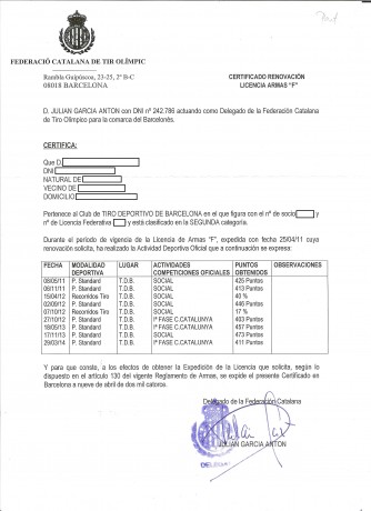 Tengo una duda que posiblemente sepáis contestarme....¿ la tirada minima anual autonómica para un tirador 90