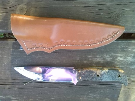 Os presento este cuchillo y la prueba realizada a esta pieza del artesano madrileño Guillermo Garcia (Garcimonte). 00