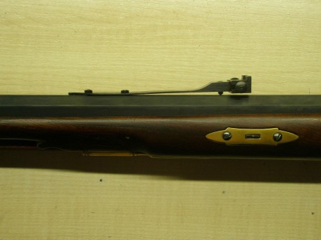 Hola
 ha caído en mis manos un rifle Plainsman e Pedersoli
Pero no tiene  ni punto ni alza. Y creo que 71