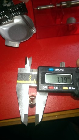 vamos a ver, compre unas puntas hornady sst cal 30 180 grains. Se me ocurre medirla y descubro que mide 00