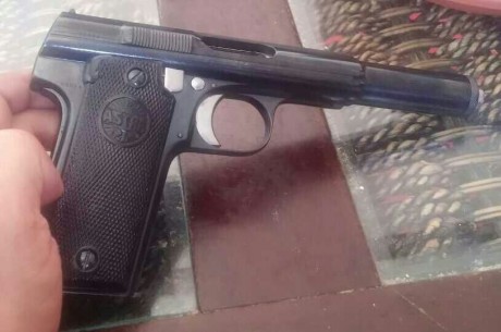 Cambio pistola astra 400 con bope y coincide toda su numeracion armazon, corredera y cargador. No hay 00
