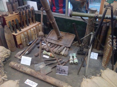 Una pequeña colección privada expuesta en Camprodon - Girona - mayoritariamente de armamento recuperado 40