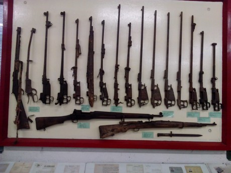 Una pequeña colección privada expuesta en Camprodon - Girona - mayoritariamente de armamento recuperado 80