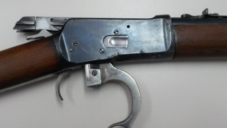 Hola, vendo carabina Tigre, calibre 44/ 40 de 1926. Estado excelente, en perfecto estado y funcionamiento. 00