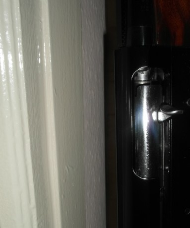 Vendo Benelli Centro repetidora, calibre 12/70 de 71cm de cañón, cinco polichock de casa y un briley  01