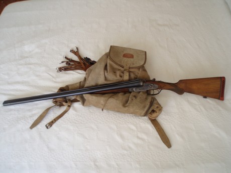 Buenas a todos

Pongo a la venta esta preciosa escopeta paralela marca Hispano Inglesa. Año de prueba, 02
