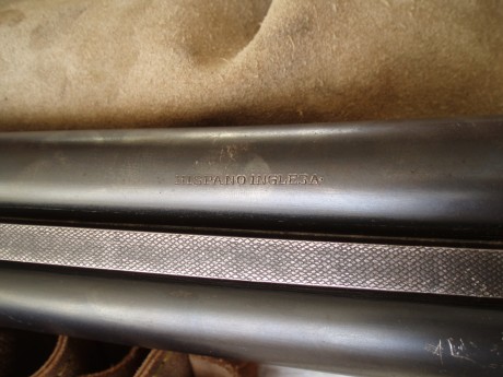 Buenas a todos

Pongo a la venta esta preciosa escopeta paralela marca Hispano Inglesa. Año de prueba, 11