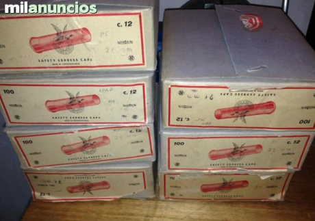 Se venden 600 vainas nuevas de cartón para recargar, de calibre 12, marca Sellier Bellot. Son muy antiguas 00